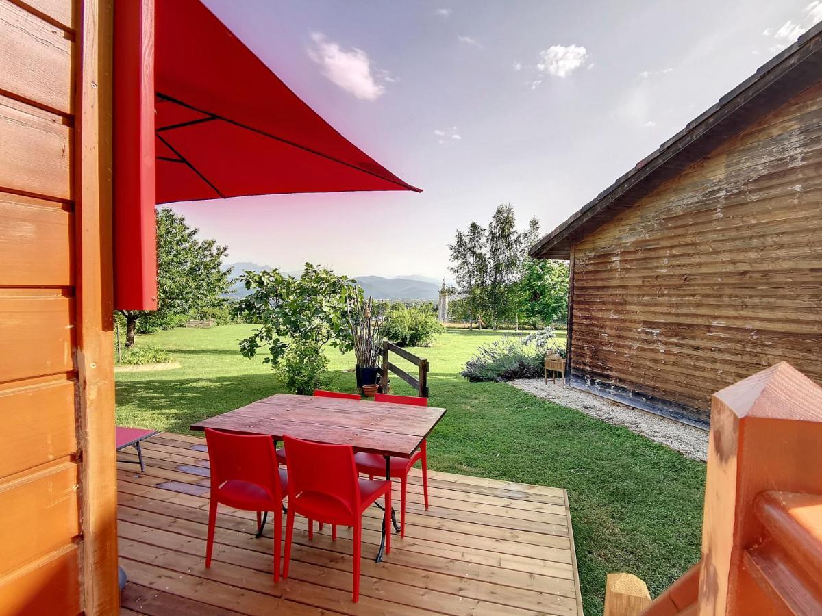 La Roulotte Du Cagire - 4 Pers - Pyrenees Guest House Villeneuve-de-Riviere Exterior photo